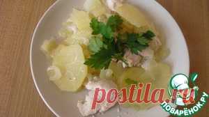 Картофель с курицей, запеченные в фольге - кулинарный рецепт