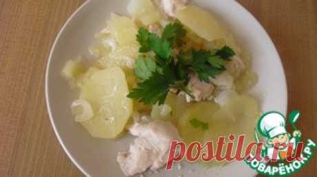 Картофель с курицей, запеченные в фольге - кулинарный рецепт
