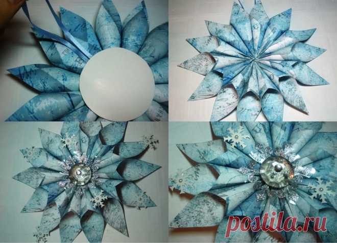 необычные снежинки своими руками с детьми: 3 тыс изображений найдено в Яндекс.Картинках