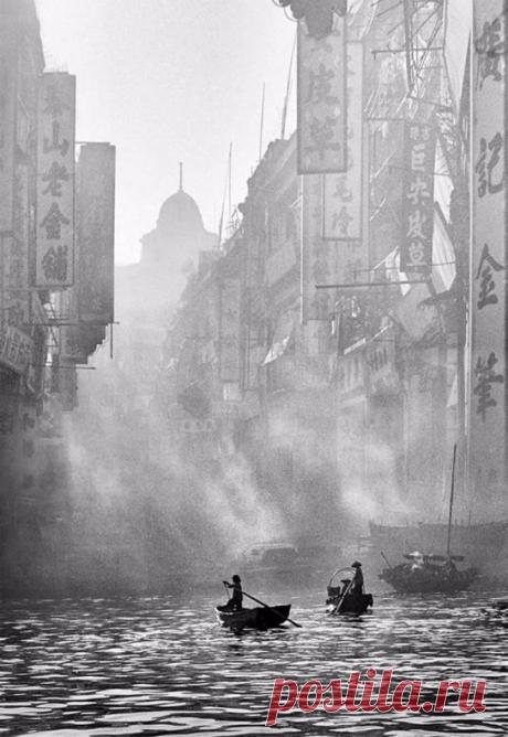 Обалденно - Гонконг 1950 года в потрясающих атмосферных фотографиях