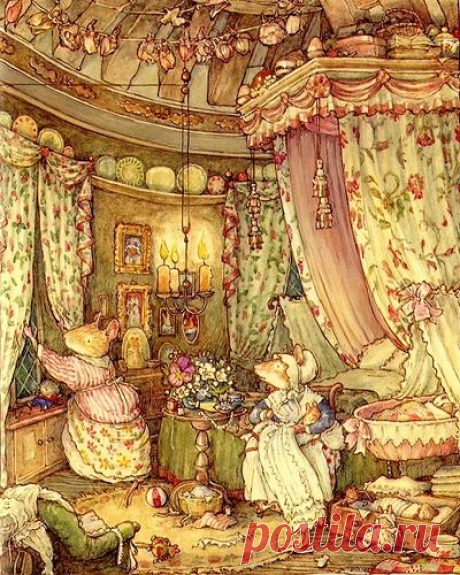 (67) Brambly Hedge by Jill Barklem. Poppy's Babies | Картинки