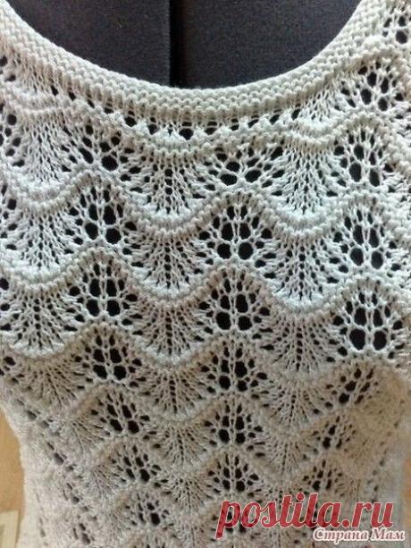 Ажурный узор волной