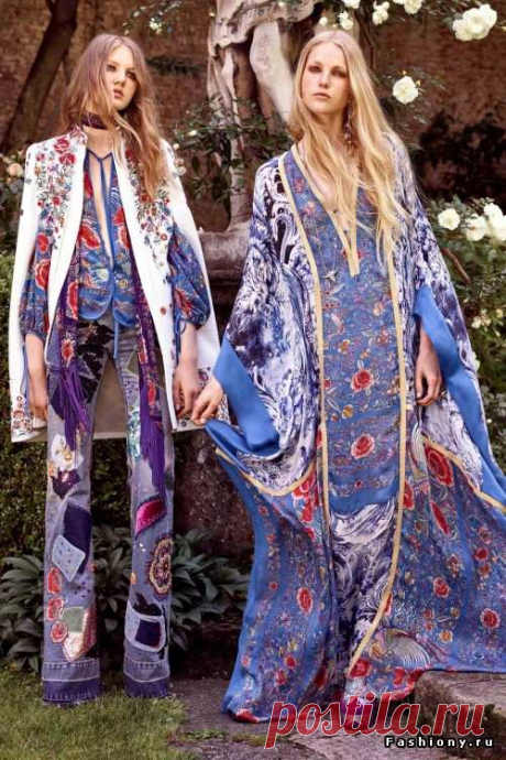 Roberto Cavalli, resort 2017 — потрясающая феерия ярких нарядов в богемном стиле