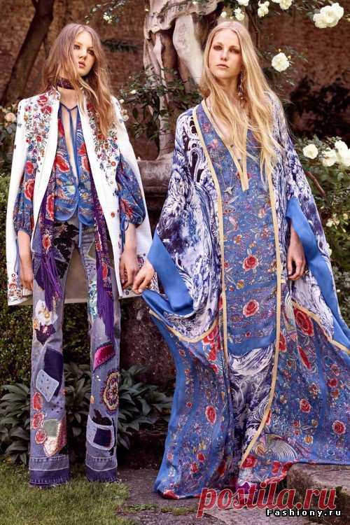 Roberto Cavalli, resort 2017 — потрясающая феерия ярких нарядов в богемном стиле