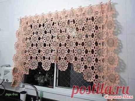 . Поиск мотива для шторы - Вязание - Страна Мам