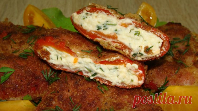 Закуска из жареного перца, начинённого сыром 


Очень лёгкая и вкусная закуска. Я делаю с брынзой, подойдёт и фета. Можно вообще сыр заменить творогом. Если хотите, добавьте в начинку чеснок.
ИНГРЕДИЕНТЫ

перец красный сладкий - 4 шт,
сыр(брынза…