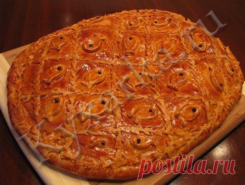 Сибирский пирог с рыбой | Домашняя выпечка