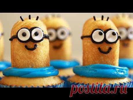 DESPICABLE ME MINION CUPCAKES - NERDY NUMMIES - YouTube