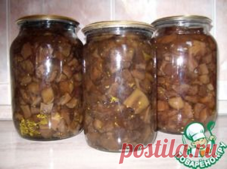 Бабушкины маринованные свинухи - кулинарный рецепт