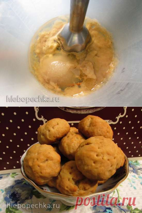 банановое печенье (на растительном масле, без яиц)