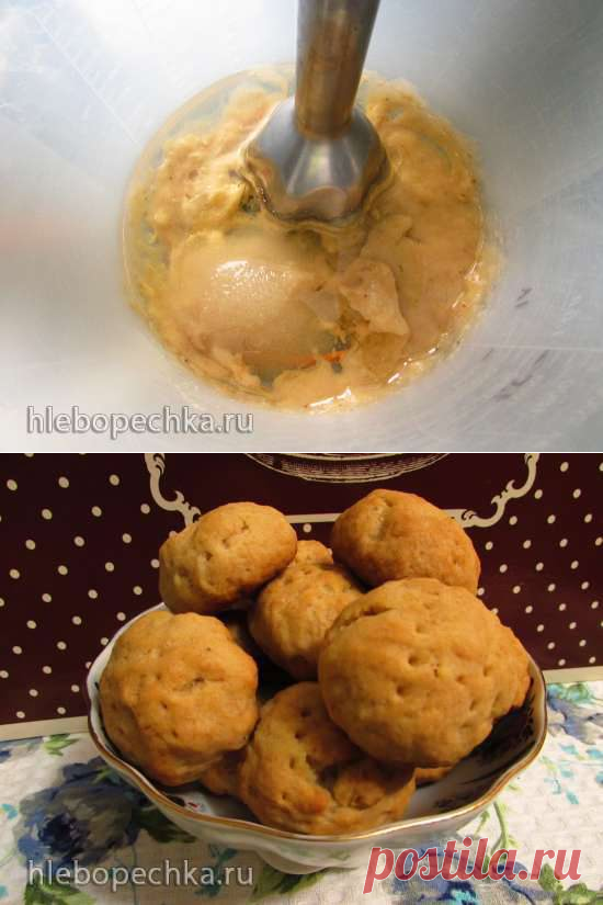банановое печенье (на растительном масле, без яиц)