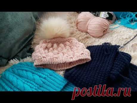 Мои вязальные процессы. Пряжа Vita( Brilliant, Sapphire)Alize Angora Gold и др.
