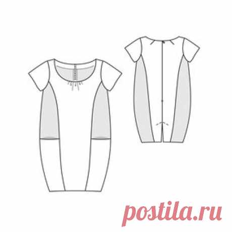 Bubble платье (Плюс Размер). 05/2011Burdastyle.