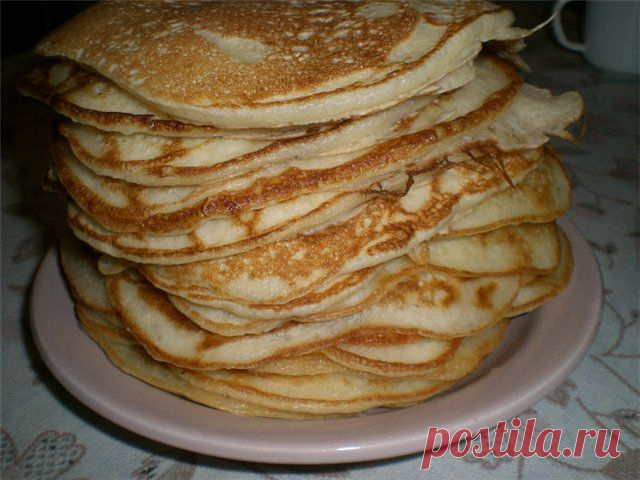 Старинный рецепт блинов.