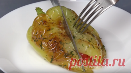 Жареный болгарский перец с чесноком и помидорами: на двоих готовлю 4 порции, иначе не хватает | Кухня наизнанку | Яндекс Дзен