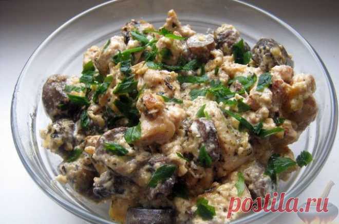 Самые вкусные салаты с грибами » Женский Мир