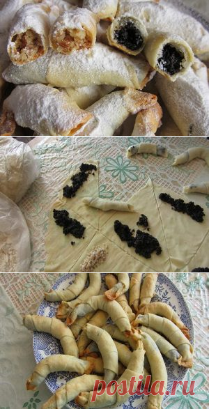 Рогалики с маком и орехами |