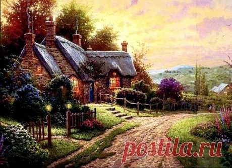 живопись Thomas Kinkade - 69 фото. Фотографии Валентин Иванов.
