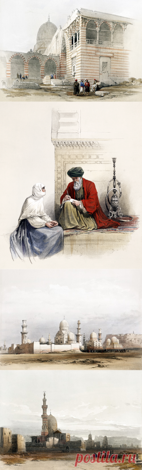 Святая Земля. Литографии Луиса Хэйга (Louis Haghe) по рисункам Дэвида Робертса (David Roberts). Часть 6.