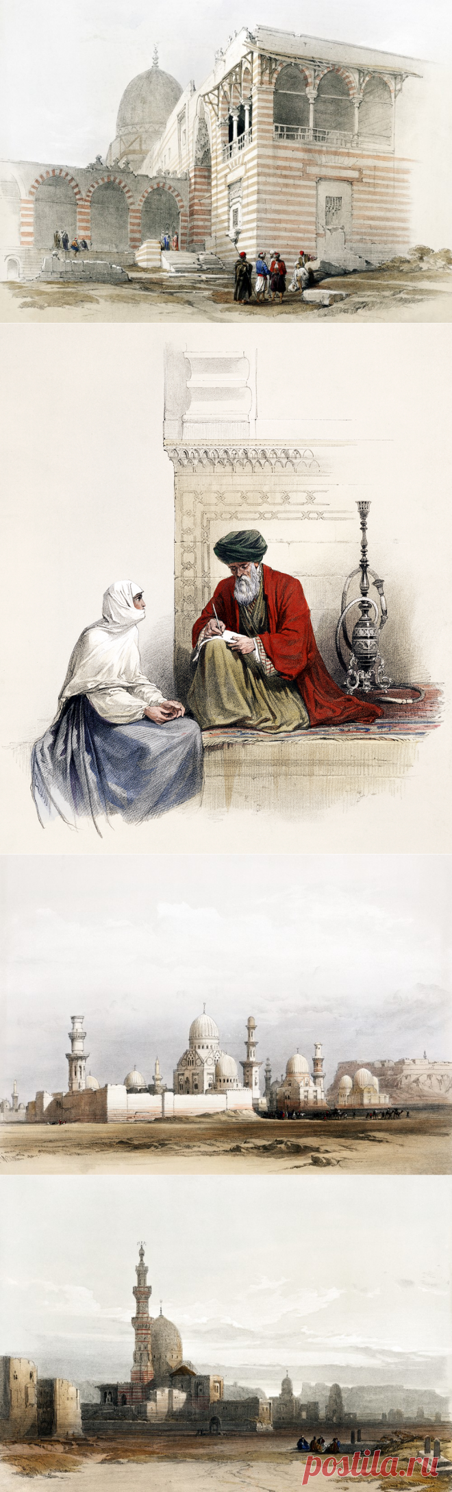 Святая Земля. Литографии Луиса Хэйга (Louis Haghe) по рисункам Дэвида Робертса (David Roberts). Часть 6.