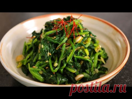 Шпинатный гарнир (Щигымчи-намуль:시금치나물)