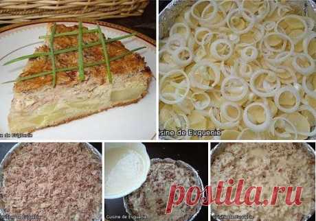 Вкусный заливной пирог