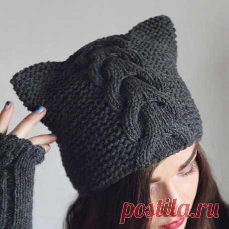 Связать шапку с ушками: 50 лёгких схем шапок с ушками зайчика, кошки и собаки с описанием. Пошаговый мастер-класс с фото для новичков