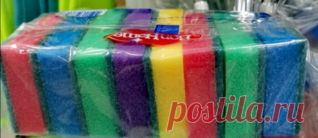 Рассказываю почему губки для мытья посуды разного цвета делают. Как их правильно применять | То100надо | Яндекс Дзен