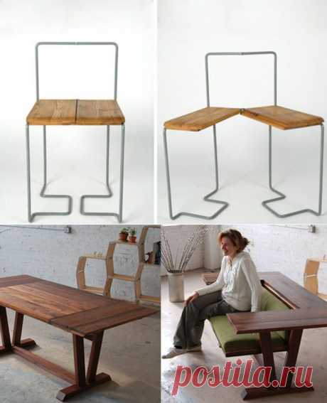 Transforming Furniture - Small Space - ELLE DECOR