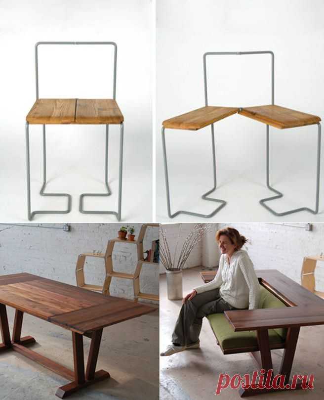 Transforming Furniture - Small Space - ELLE DECOR