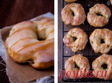 Яблочные пончики | Вкуснолог...