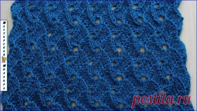 Узор спицами