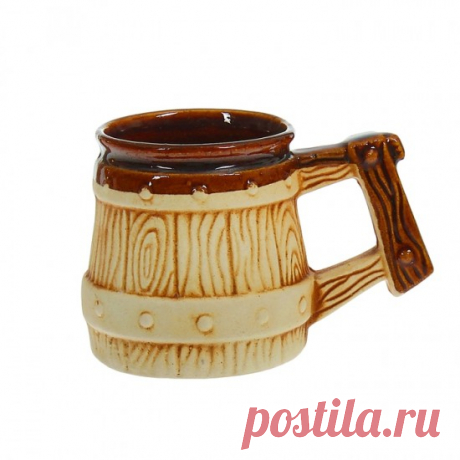 Кружка для пива «Бочонок» (0,3 л), шамот — Купить за 951 тг.