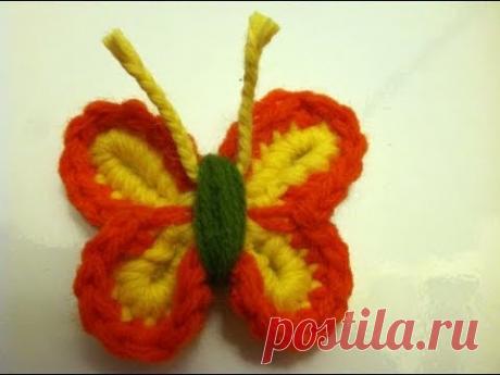 Butterfly Part 1 of 2 Crochet Tutorial - Easy