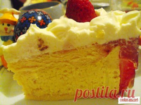 Клубнично-манговый торт "Экзотик" / Рецепты к Пасхе / Кукорама — вкусные рецепты!