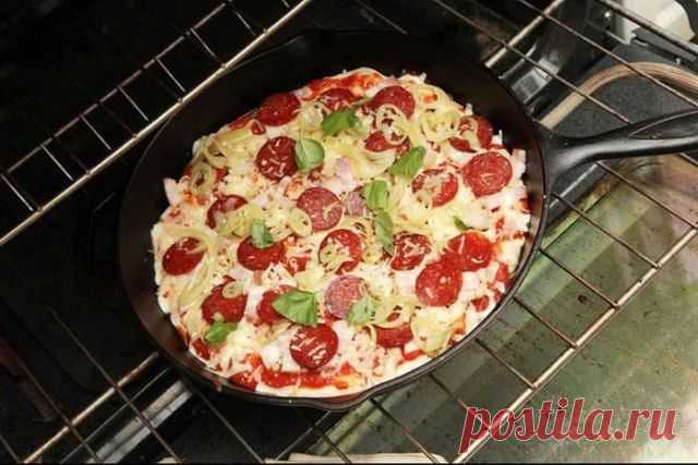 Как приготовить пиццу, не вымешивая тесто