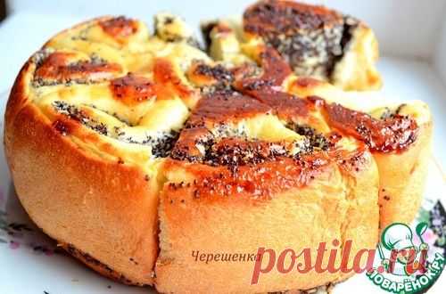 Пирог с маком и кокосовой стружкой - кулинарный рецепт