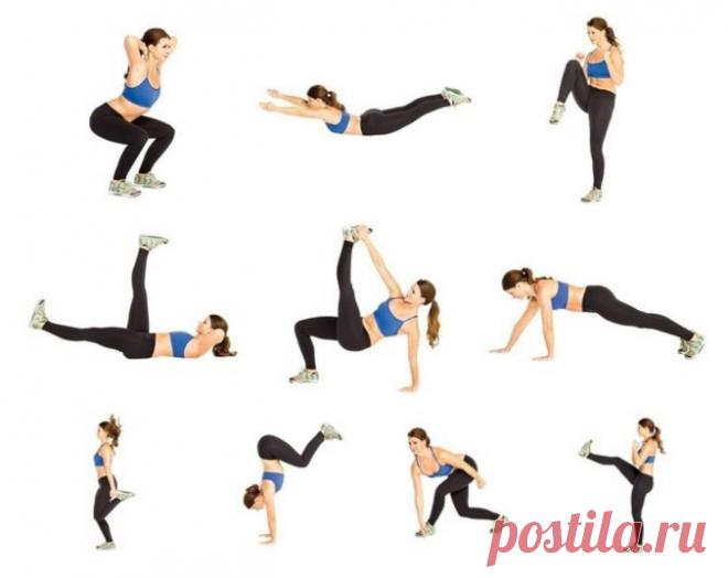 Комплекс упражнений для сжигания жира