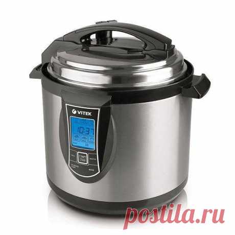 Варочные панели и духовые шкафы, микроволновые печи и другое оборудование. Можно не беспокоится о наличии этой техники, если в распоряжении пользователя имеется современная мультиварка VITEK VT-4201 SR. Она способна выполнить не только классическую тепловую обработку продуктов, подогрев, тушение и другие операции. Эта модель отличается тем, что здесь имеется функция скороварки.