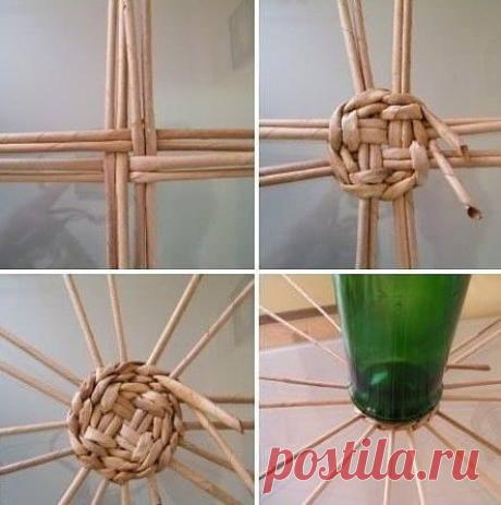Бутыли в газетных трубочках — Сделай сам, идеи для творчества - DIY Ideas