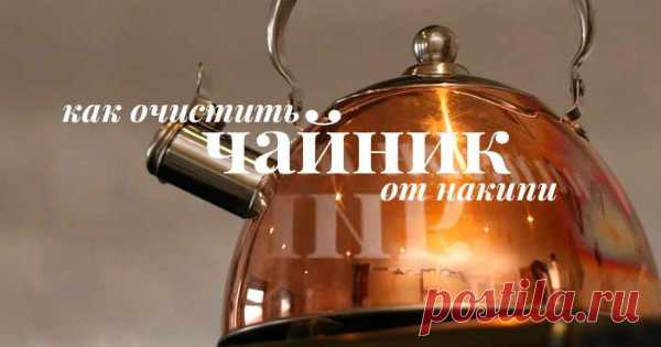 КАК ОЧИСТИТЬ ЧАЙНИК ОТ НАКИПИ В ДОМАШНИХ УСЛОВИЯХ