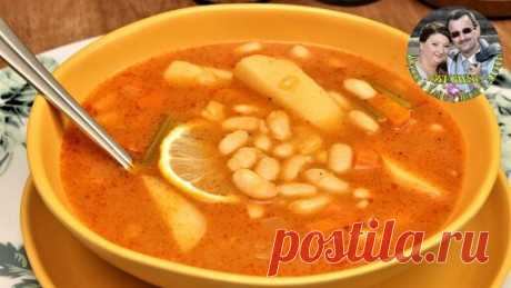Вкусная Кухня в Кайф у Вики и Алекса | Захотела на обед суп из фасоли и решила приготовить в постном варианте! Рецепт с изюминкой: обалденно вкусно и сытно. Добавка гарантирована