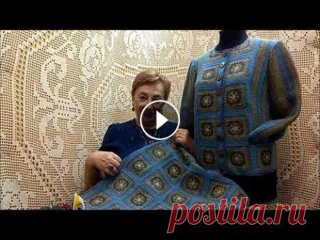 Вторая жизнь Павловопосадских платков. Мастер-класс по вязанию крючком от О. С. Литвиной.

двухцветный пуловер