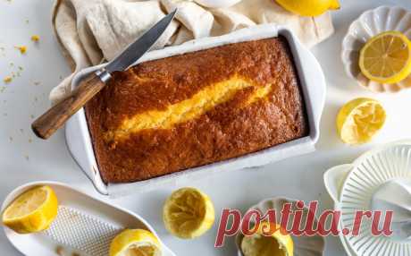 Лимонный кекс с пропиткой. Пошаговый рецепт приготовления с фото. Состав, подробное описание.