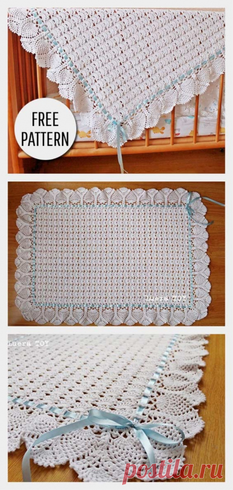 Openwork Children Plaid Crochet