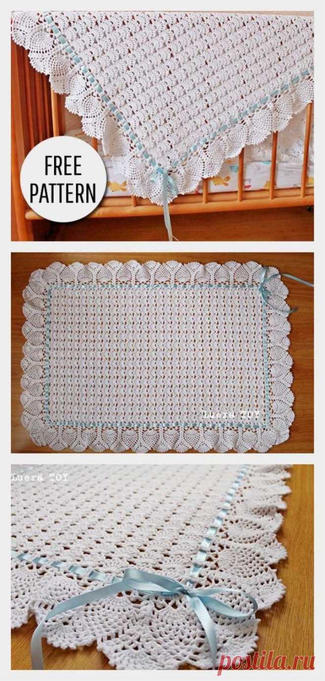 Openwork Children Plaid Crochet