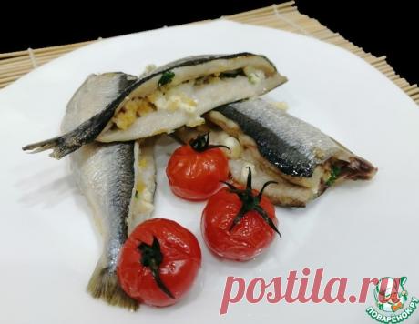 Салака или сардина фаршированная брынзой – кулинарный рецепт