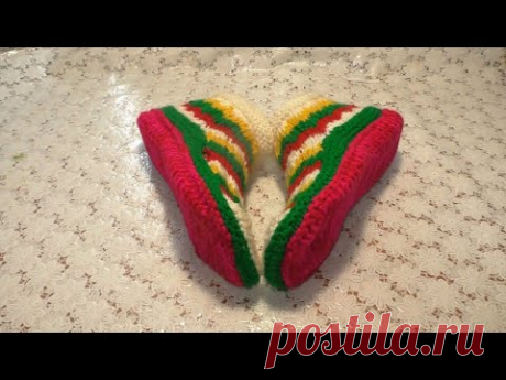 Следы! слкдочки! следики !Вяжутся на 2 спицах и без шва!