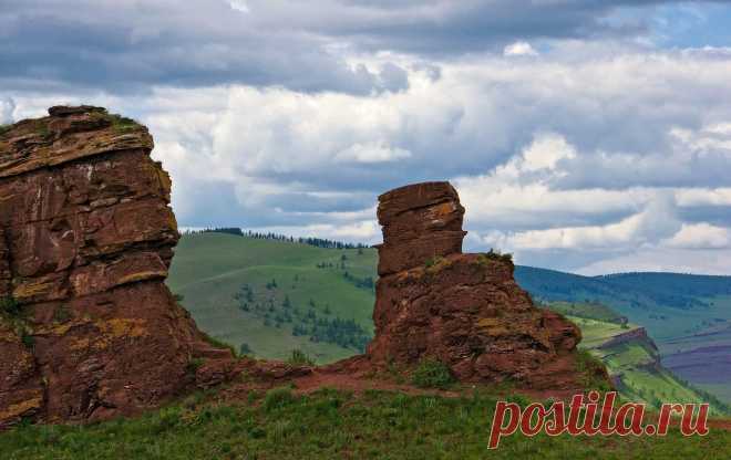 Россия, Республика Хакасия, Орджоникидзевский район, горная гряда Сундуки. - Путешествуем вместе