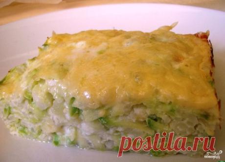 Запеканка из кабачков с рисом - пошаговый кулинарный рецепт на Повар.ру
